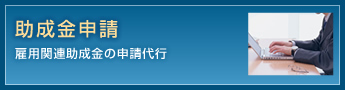 助成金申請 雇用関連助成金の申請代行